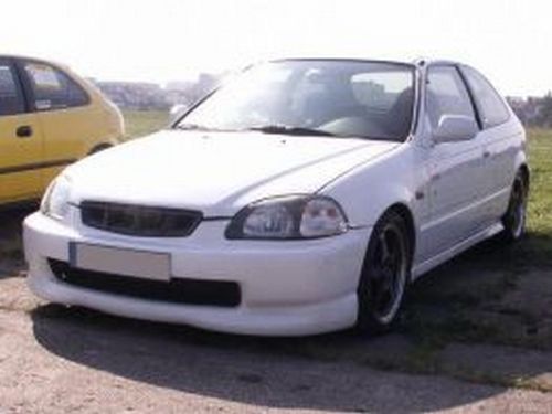 Юбка передняя HONDA Civic VI (95-98) 2D/3D - NK стиль 2