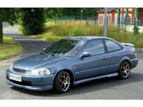 Юбка передняя HONDA Civic VI (95-98) 2D/3D - NK стиль 3