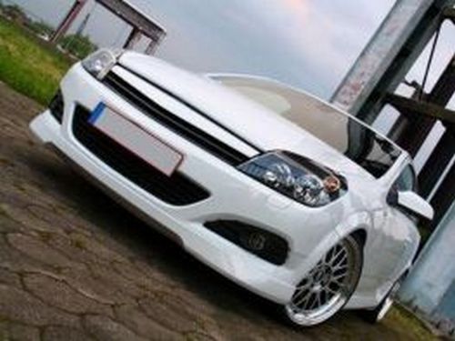 Юбка передняя OPEL Astra H GTC (05-11) 3D "OPC" 2