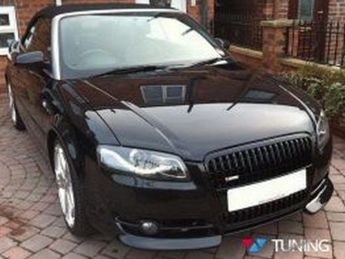 Накладка бампера передняя AUDI A4 B7 (2004-2007) углы 2