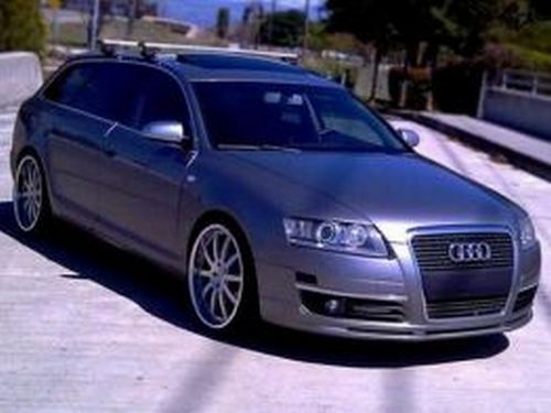 Юбка переднего бампера Audi A6 C6 (2004-2008) - S-Line 3 3