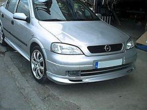 Юбка передняя Opel Astra G (98-09) Sedan - Meliset стиль 2