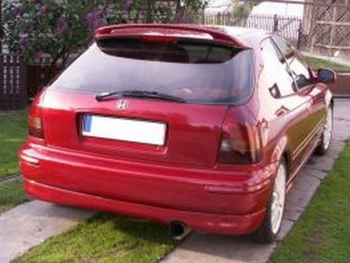 Юбка задняя HONDA Civic VI (99-01) 3D - NK стиль 2