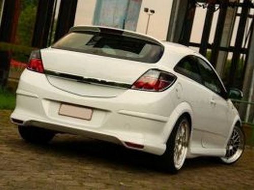 Юбка задняя OPEL Astra H GTC (05-11) 3D "OPC" 2