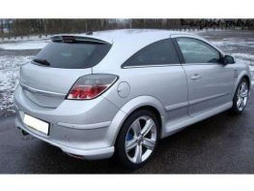 Юбка задняя OPEL Astra H GTC (05-11) 3D "OPC" 3