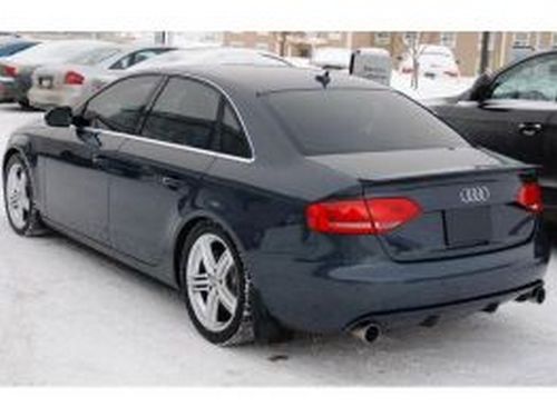 Диффузор задний AUDI A4 B8 Sedan (два одинарных выреза) 2