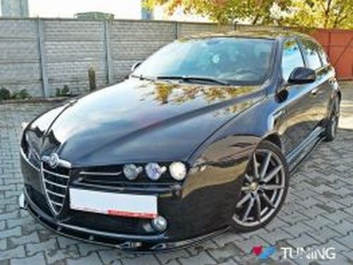 Сплиттер передний Alfa Romeo 159 (05-11) 4