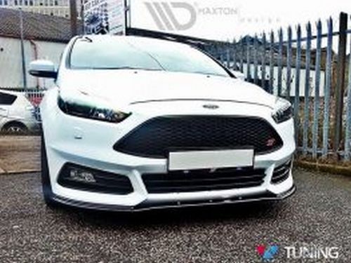 Сплиттер передний Ford Focus III ST (15-18) рестайлинг 4