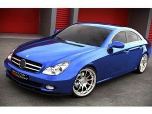 Спліттер передній Mercedes CLS W219 (04-08) 3