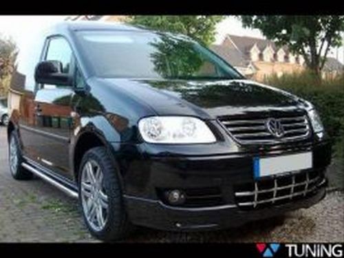 Юбка передняя VW Caddy III (04-10) - Sport Line стиль 3