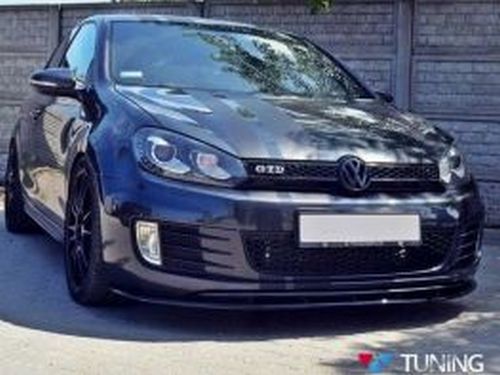 Спліттер передній VW Golf VI GTI (08-12) - версія 2 3