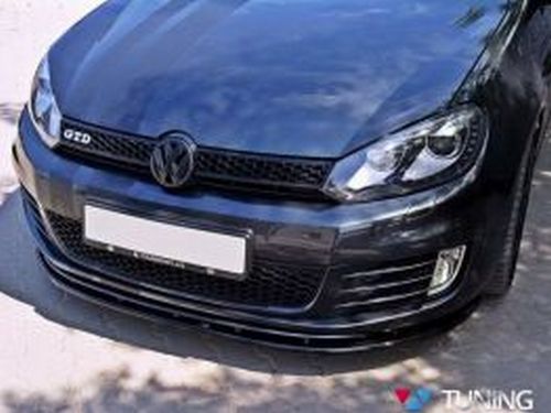 Спліттер передній VW Golf VI GTI (08-12) - версія 2 4