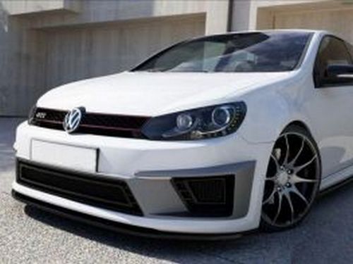 Спліттер передній VW Golf VI R400 (08-12) 3