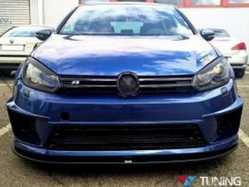 Спліттер передній VW Golf VI R400 (08-12) 2