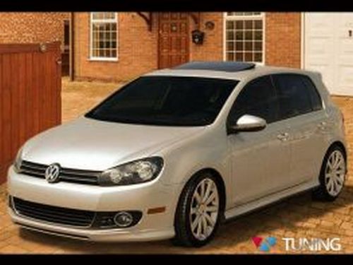 Юбка передняя VW Golf 6 (08-12) - R Line стиль 3