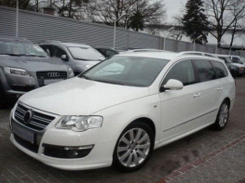 Юбка передняя VW Passat B6 (05-10) - R-Line стиль 2