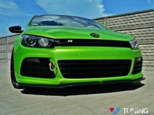 Сплиттер передний VW Scirocco R (08-14) версия 2 2