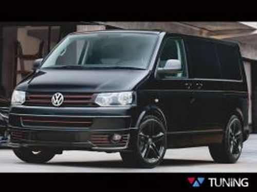 Накладка передняя VW T5+ (10-15) рестайлинг - Sportline 2