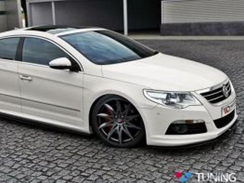 Спліттер передній VW Passat CC R36 R-Line (08-12) 3