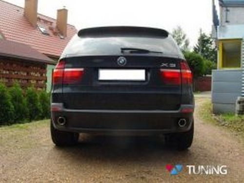 Насадки глушителя BMW X5 E70 (2006-2010) дорестайлинг - круглые 2