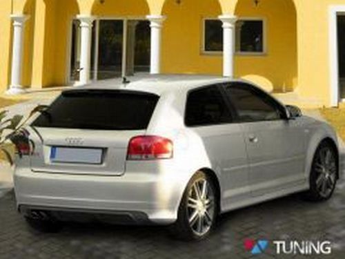 Диффузор задний Audi A3 8P1 (03-08) 3D Hatchback - S3 стиль 2