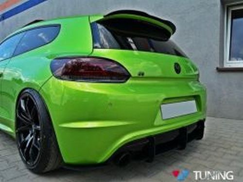 Дифузор задній + спліттера VW Scirocco R (08-14) 8