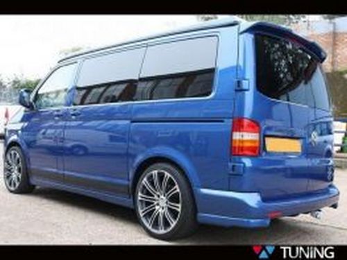 Накладки на задний бампер VW T5 / T5+ (03-15) - углы 2