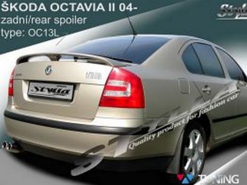 Спойлер SKODA Octavia II A5 Liftback - OC13L тип - STYLLA 2 2