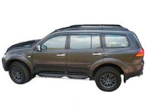 Дефлектори вікон Mitsubishi Pajero Sport II (09-15) - Hic (накладні) 4