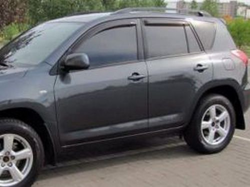 Дефлекторы окон Toyota Rav4 III (06-12) - Hic (накладные) 3