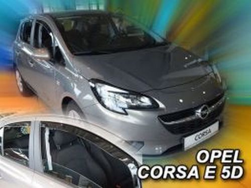 Дефлектори вікон Opel Corsa E (14-19) 5D - Heko (вставні) 3