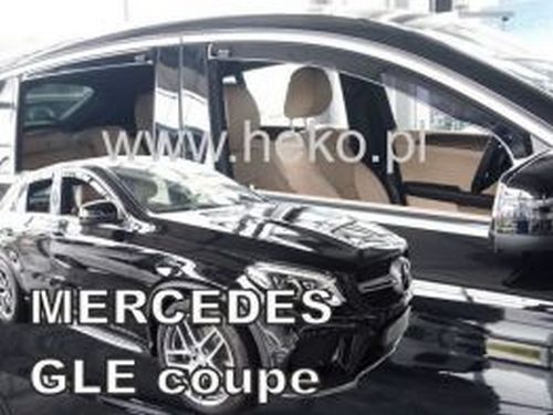 Дефлектори вікон Mercedes GLE Coupe C292 (15-19) - Heko (вставні) 3