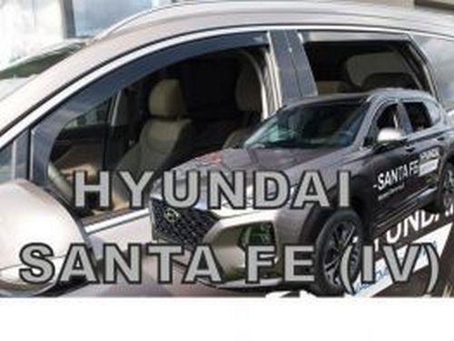 Дефлектори вікон Hyundai Santa Fe IV (TM; 19-23) - Heko (вставні) 4