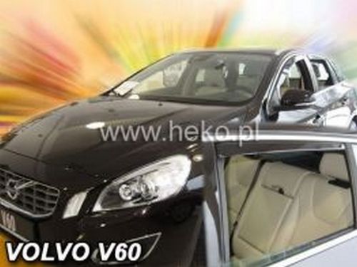 Дефлекторы окон Volvo V60 I (DE; 10-18) - Heko (вставные) 3