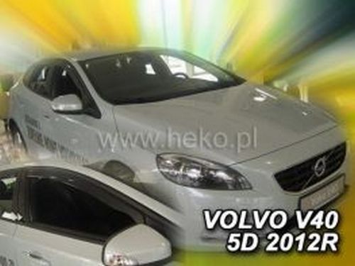 Дефлекторы окон Volvo V40 (12-19) - Heko (вставные) 3