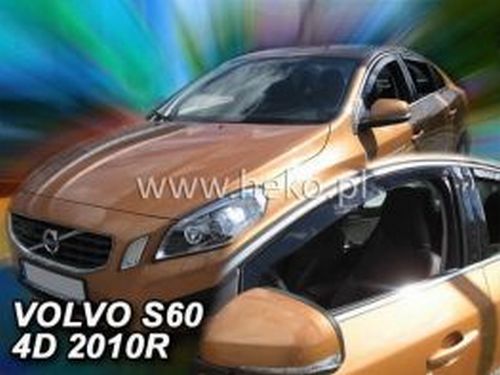 Дефлектори вікон Volvo S60 II (10-18) - Heko (вставні) 3