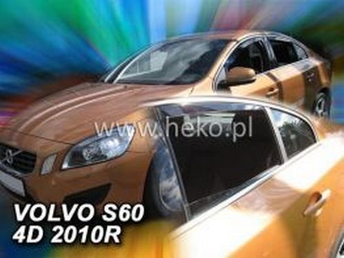 Дефлектори вікон Volvo S60 II (10-18) - Heko (вставні) 4