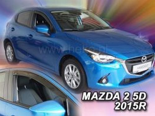 Дефлекторы окон Mazda 2 (DJ; 14-/19-) 5D - Heko (вставные) 3