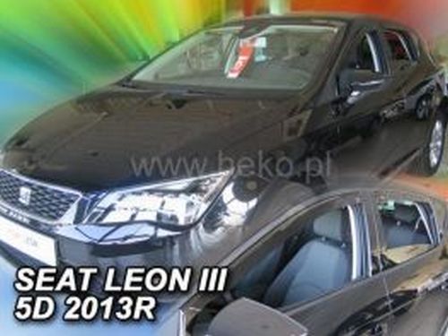 Дефлектори вікон Seat Leon III (5F; 12-20) 5D Htb - Heko (вставні) 3