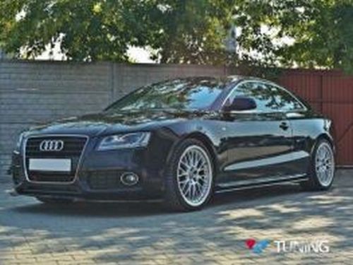 Дифузори бічних порогів Audi A5 8T / S5 / S-Line (07-16) Coupe 2