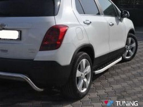 Пороги боковые Chevrolet Trax (12-) - Dolunay серия 3