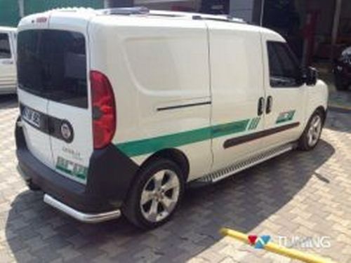 Пороги боковые Fiat Doblo II (10-22) - Line 4