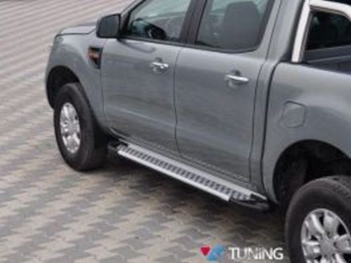 Пороги бічні Ford Ranger T6 (11-) - Almond Grey 3