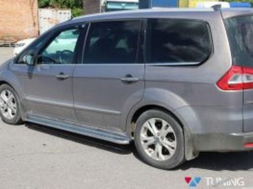 Пороги боковые Ford Galaxy II (06-15) - Premium серия 3