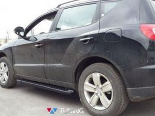 Пороги бічні Geely Emgrand X7 (13-) - Almond Black 4