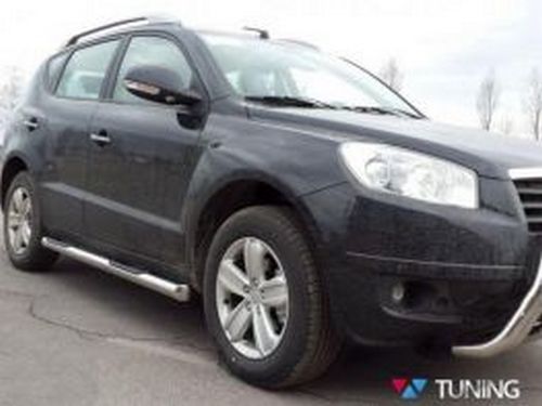 Пороги боковые Geely Emgrand X7 (13-) - трубы 2