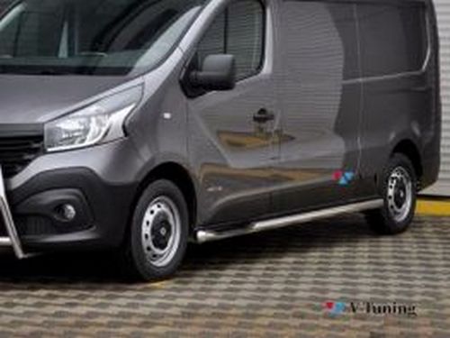 Пороги боковые Opel Vivaro B (14-19) - трубы 2