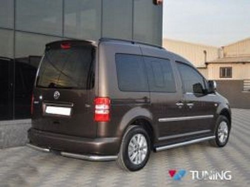 Трубы боковые VW Caddy III (2K; 04-20) - без ABS накладок 3