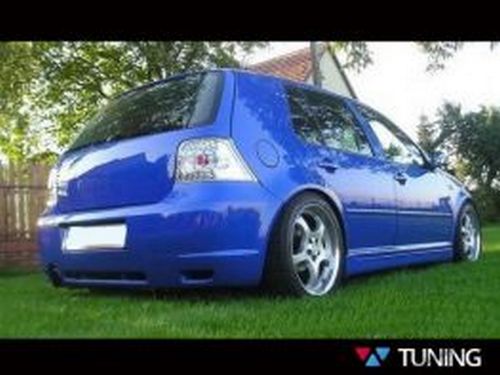 Накладки на пороги VW Golf IV 5D HB - R32 стиль 3