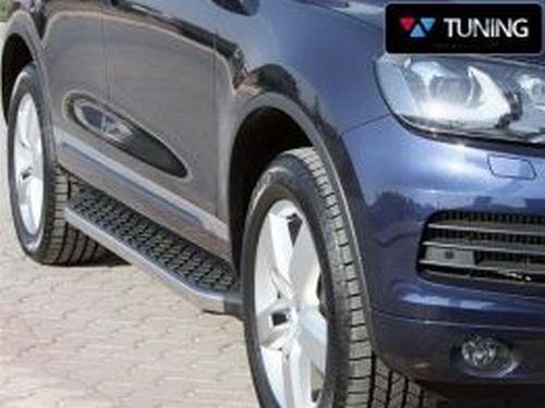 Пороги боковые VW Touareg II (7P; 10-18) - BlackLine 3